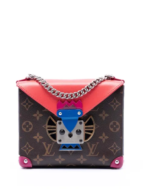 Louis Vuitton Pre-Owned 2015 Monogram Tribal Mask Pochette PM crossbody bag Brown 9YH1LRW5Z47YEQGA