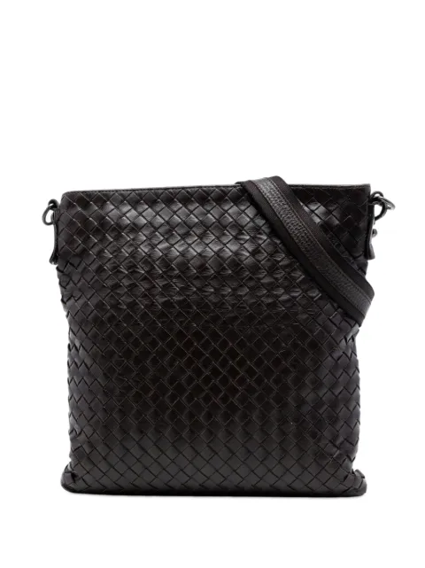 Bottega Veneta Pre-Owned 2012-2026 Nappa Intrecciato VN crossbody bag Brown 9DEL2RGJZA5E6CSV
