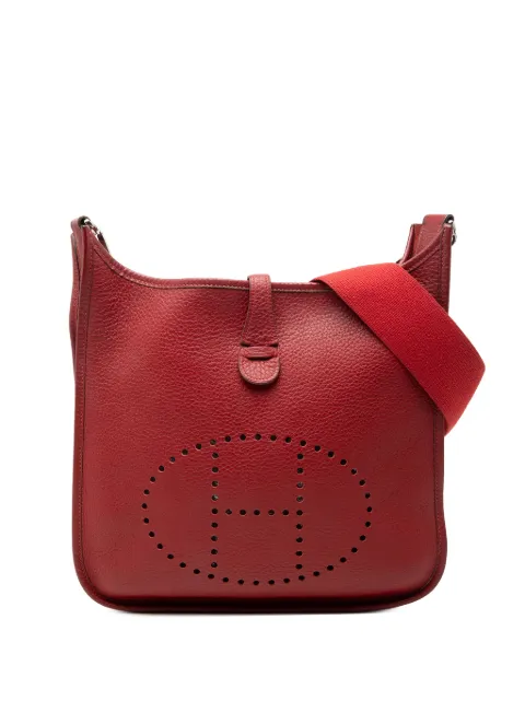 Hermès Pre-Owned 2006 Clemence Evelyne II PM crossbody bag Red ZASG93C8E4PAC7PQ