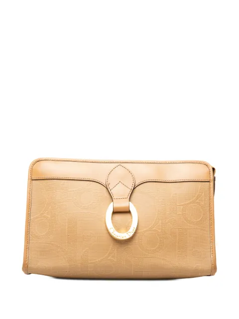 Christian Dior Pre-Owned 20th Century Diorissimo Trotter Coated Canvas clutch bag Brown LE1NGXYCFZGIIY3Z