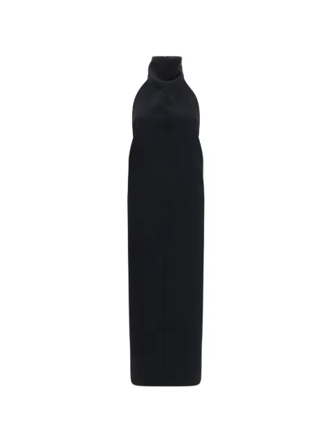 KHAITE Roxanne halterneck maxi dress Black 56504114