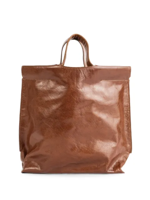 bea mombaers Shopper S leather tote bag Brown 1050