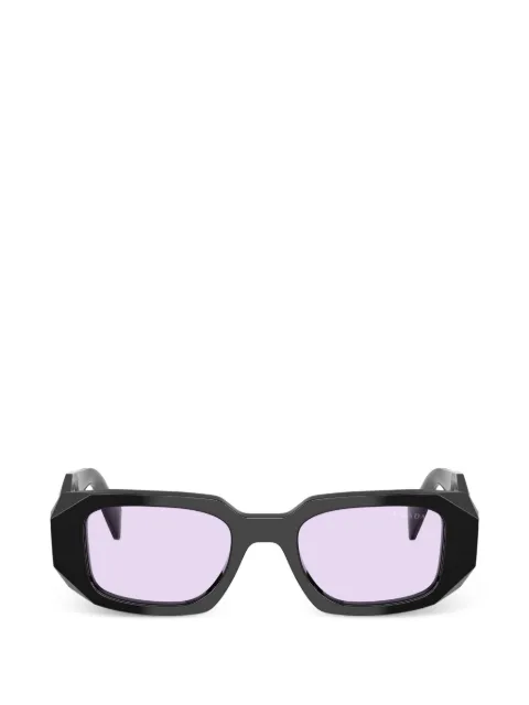 Prada PR 17WS rectangle-frame sunglasses Black SPR17W16K40J