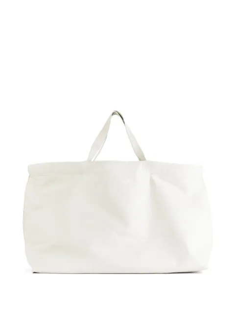 bea mombaers leather tote bag White 1021