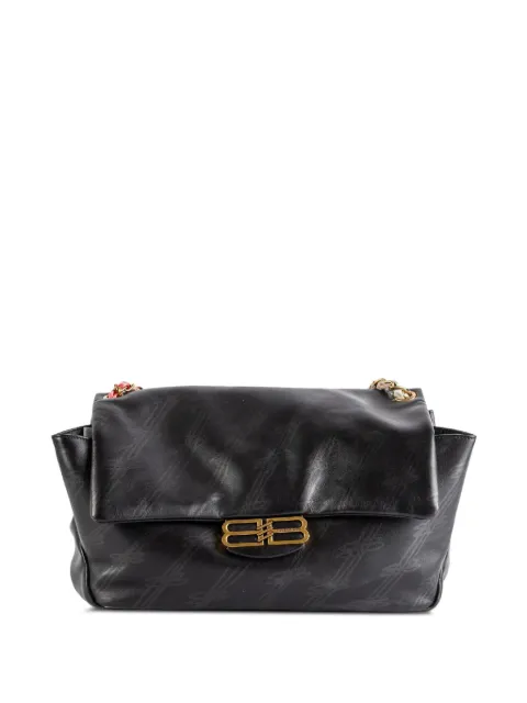 Balenciaga medium Darling leather shoulder bag Black 8525012AB8W