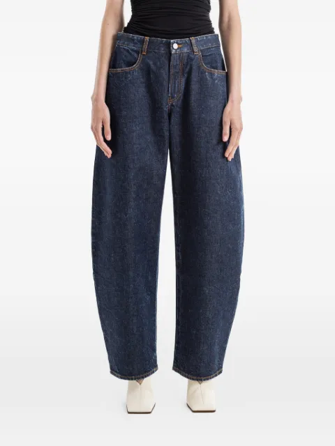 Alaïa Low Round jeans Blue AA9P1215D014C