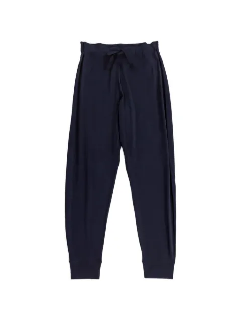 HANDVAERK PJ drawstring-waistband pants Blue HAN041