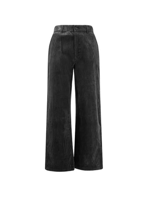 DUNST corduroy wide-leg trousers Black UDPA5C303BKBLACK