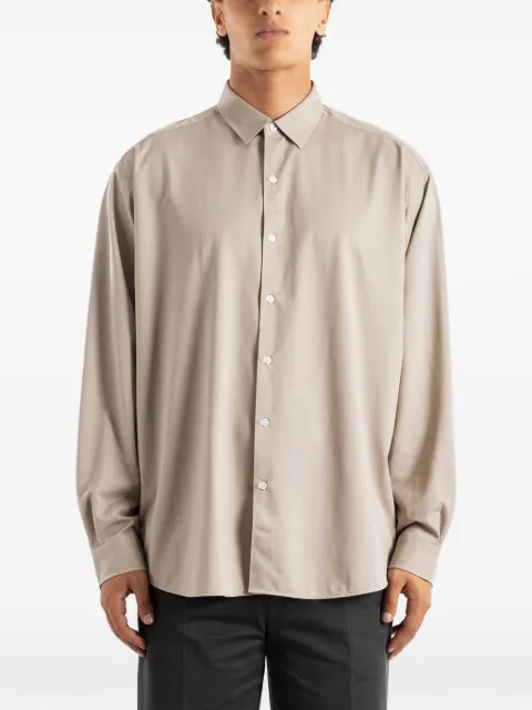 KANEMASA PHIL Atmosphere long-sleeve shirt Neutrals KM26S020