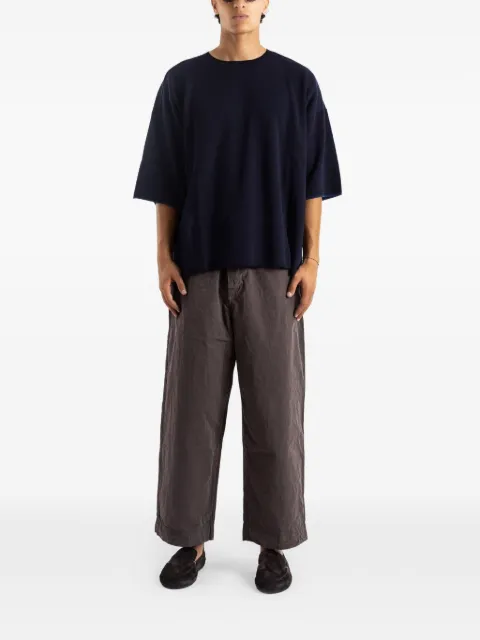 Casey Casey oversized T-shirt Blue 26HK042