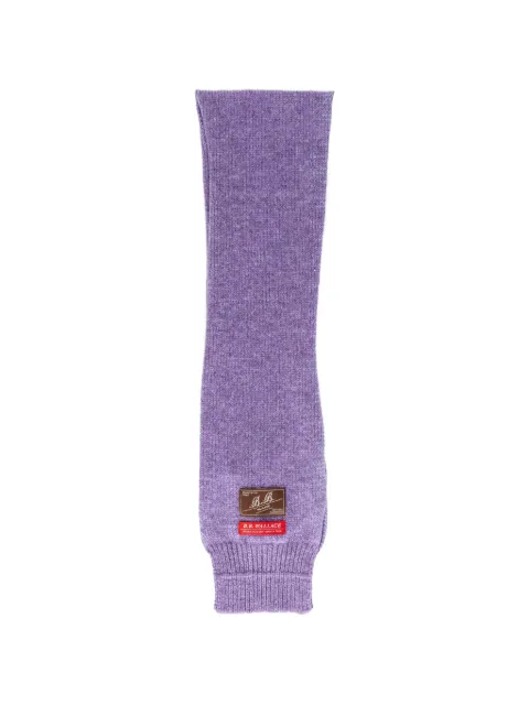 B.B. Walace Katz wool scarf Purple A008KATZ
