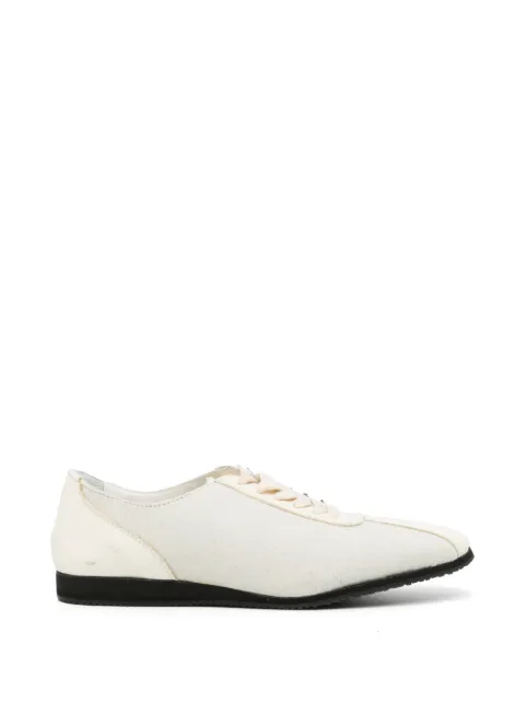 Yohji Yamamoto asymmetric derby shoes Neutrals FJE25768