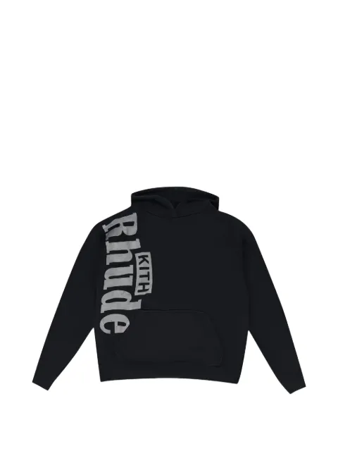 RHUDE logo-print hoodie Black RHDMHDS1933BLK
