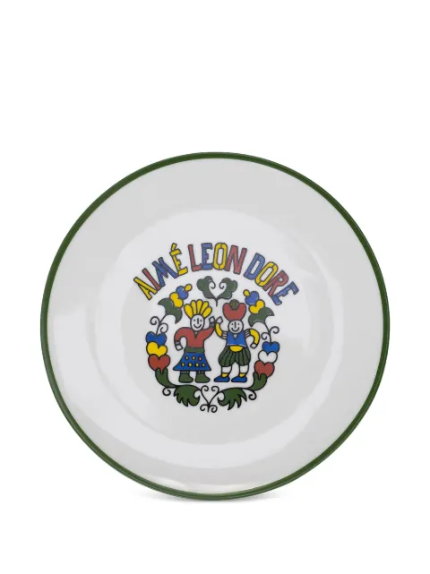 Aimé Leon Dore Village Friends graphic-print plate White SS23AT029VILLAGEFRIENDS