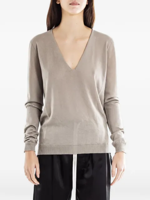 Rick Owens V-neck sweater Neutrals RP02C1623WS