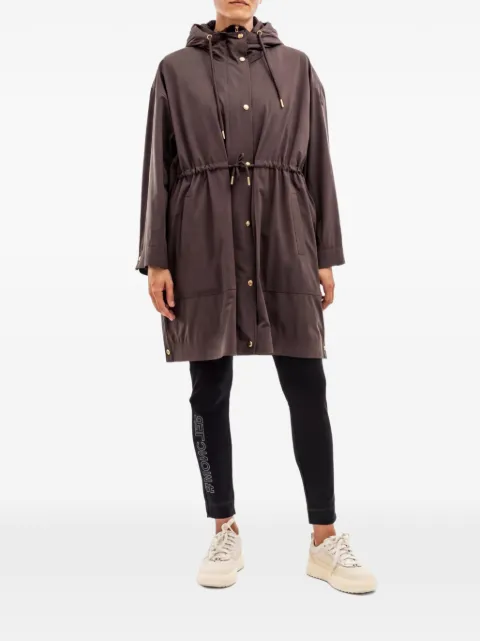 Moncler Sainbel hooded drawstring coat Brown 1C00006598P6