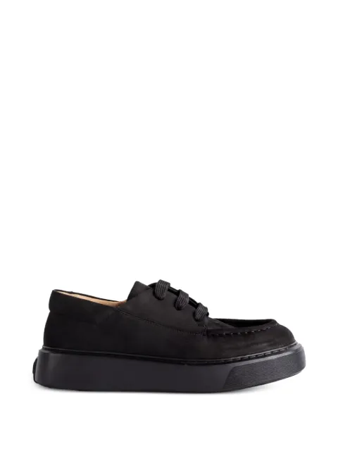 REFERENC Tahoe grained nubuck sneakers Black 253141