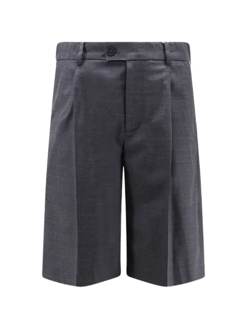 DUNST pleated Bermuda shorts Grey UDPA6B322G2