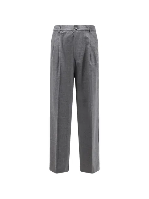 AMARANTO double-pleat trousers Grey B6AB0041ANTRACITE