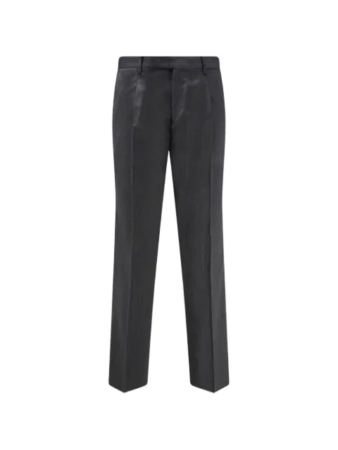 Germano 1952 pressed-crease straight-leg trousers Blue 3OFG56170174