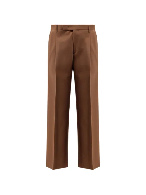 Germano 1952 Berlin Fit pleated trousers Brown 3OEG46130226