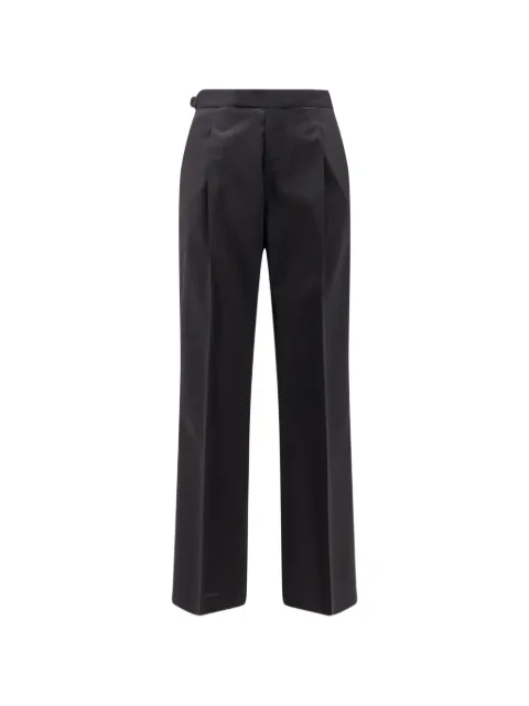 Germano 1952 Berlin Fit satin-trim trousers Black 3OGG46030160