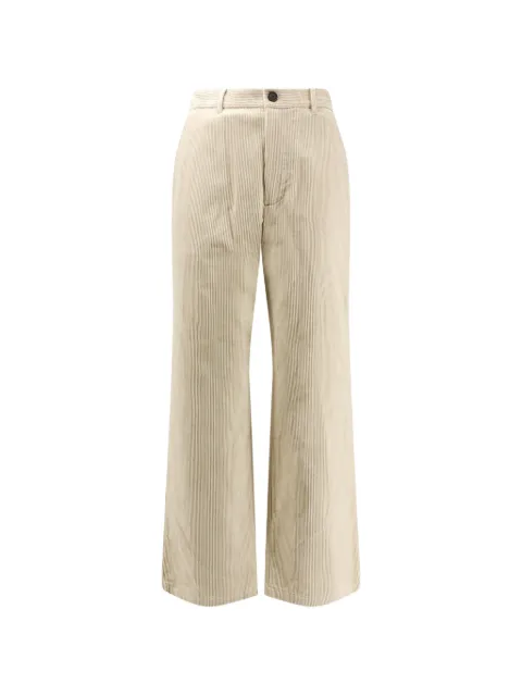 DUNST corduroy wide-leg trousers Neutrals UDPA5C303CRCREAM