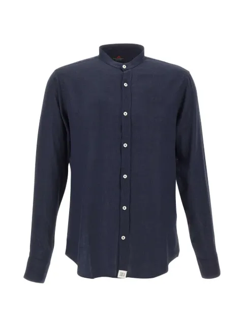Peuterey Gordon Li mandarin-collar shirt Blue PEU593099012462
