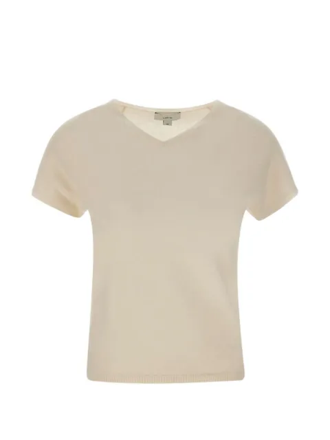 Vince short-sleeve V-neck sweater Neutrals V182979864