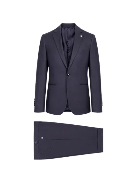 LUIGI BIANCHI MANTOVA single-breasted notched-lapel suit Blue 33012134381376