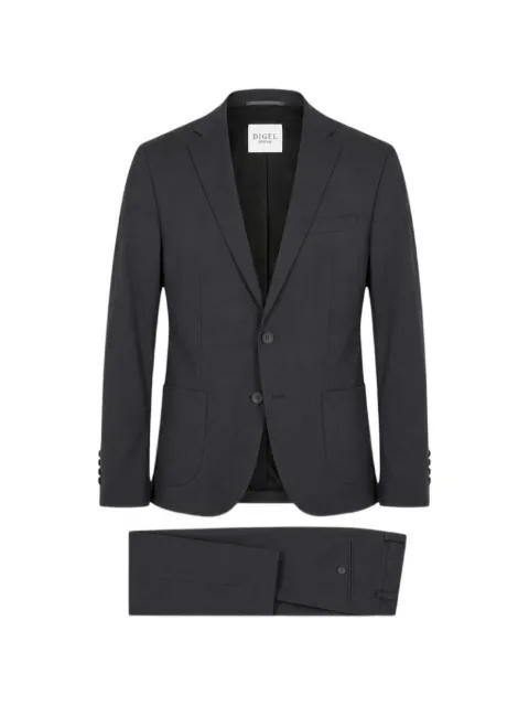 Digel notch-lapel single-breasted suit Blue 9972820