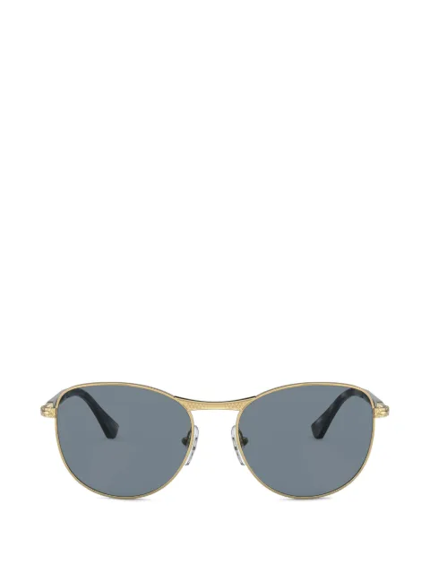 Persol diamond-pattern geometric-frame sunglasses Gold PO1002S