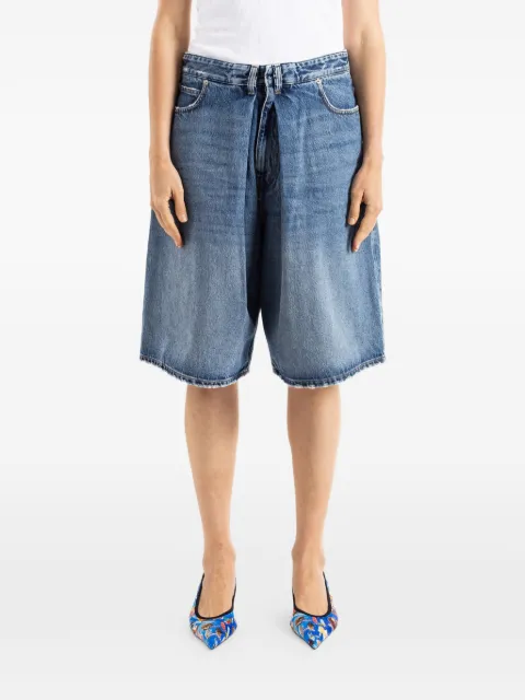 Balenciaga Folded bermuda denim shorts Blue 872201TUW584129