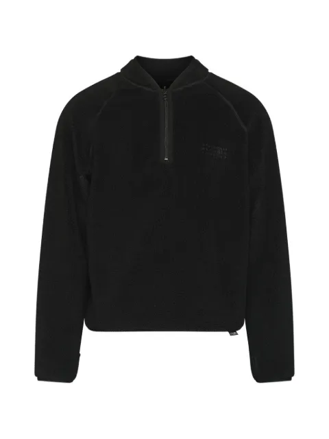 MM6 Maison Margiela reversible teddy fleece sweatshirt Black SH0GU0043M36010