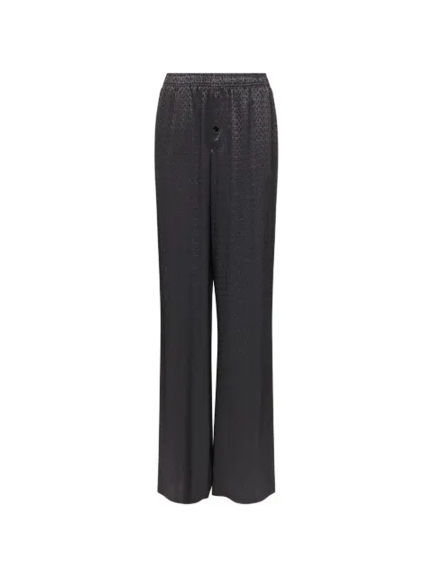 MM6 Maison Margiela viscose blend jacquard trousers Grey S52KA0529M36007