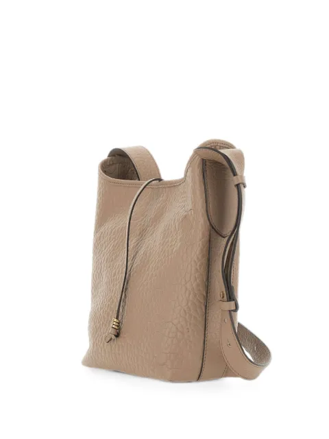 GIANNI CHIARINI Carla grain leather shoulder bag Neutrals BS12345MNTTAUPE