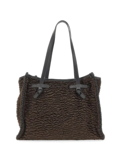 MARCELLA CLUB Marcella animal-pattern tote bag Brown BS12459ZRNA