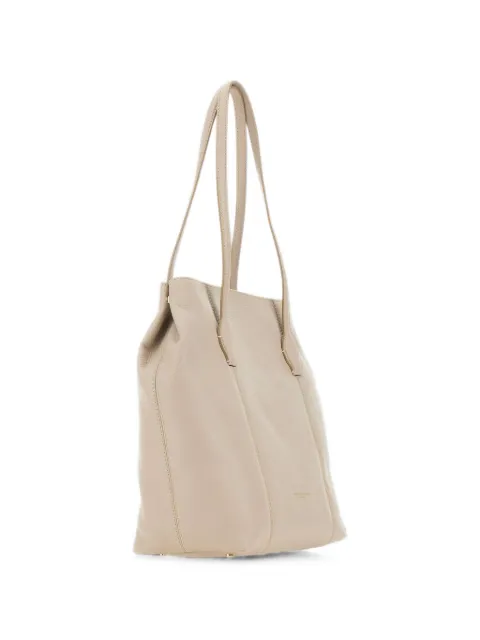 GIANNI CHIARINI Vicky leather tote bag Neutrals BS12322GRN