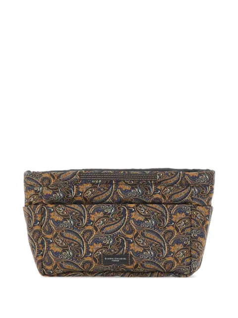 GIANNI CHIARINI Bags in Bag paisley-print clutch bag Blue SB9402COMMPAISLEYNERO