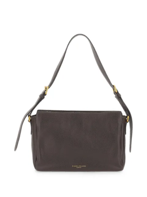 GIANNI CHIARINI Laura leather shoulder bag Brown BS12526GRN