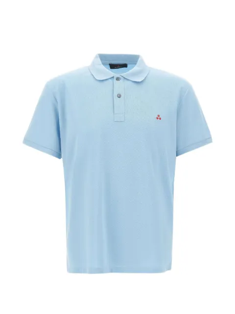 Peuterey Zeno 02 piqué polo shirt Blue PEU546599011975