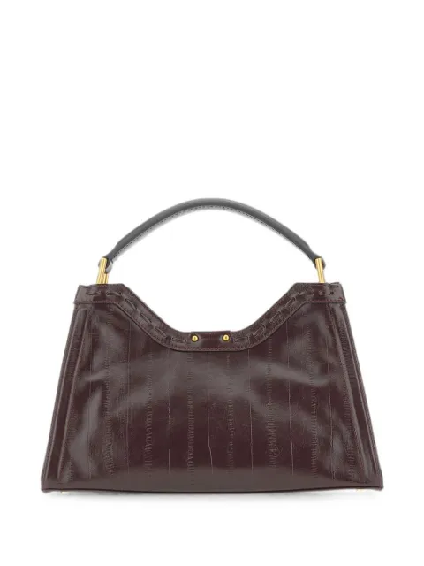 GIANNI CHIARINI medium Aurora striped-effect shoulder bag Purple BS12685EELPSLYANTIQUERUBY