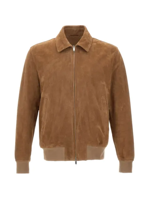 VOLFAGLI Marte Buccio suede jacket Brown MARTEBUCCIOBISCOTTO