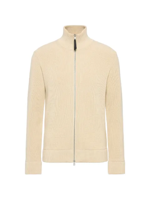 Maison Margiela ribbed-knit Camionneur sweatshirt Neutrals SI1HA0013S17781