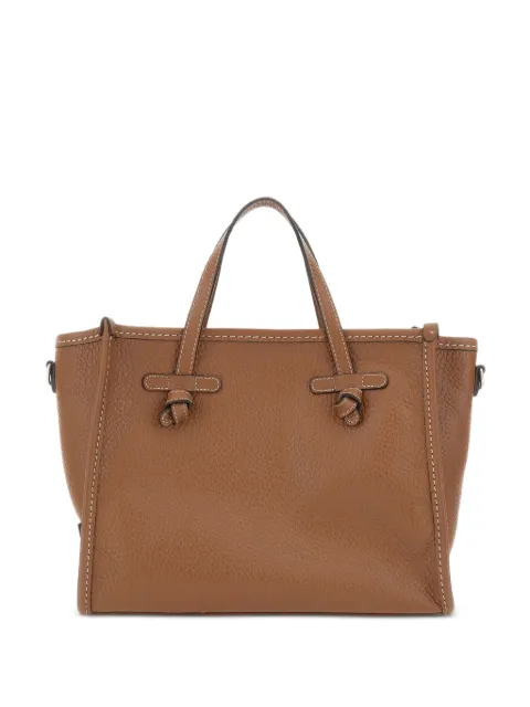 MARCELLA CLUB Miss Marcella 32 grain leather tote bag Brown BS9352BBLTU