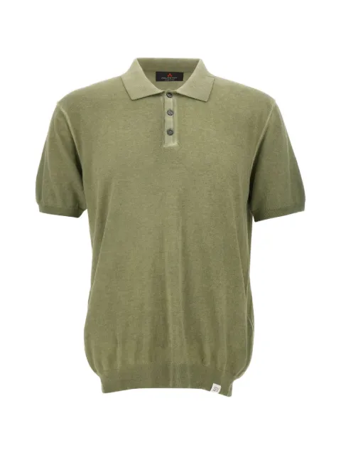 Peuterey Correbois FRS cotton-crepe polo shirt Green PEU594399012446