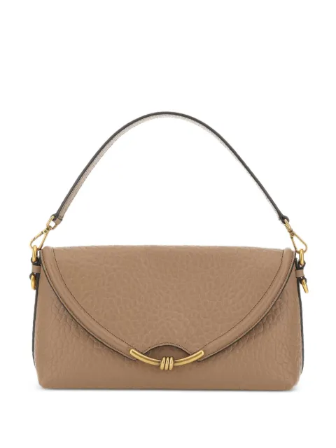 GIANNI CHIARINI Bea maxi grain leather shoulder bag Neutrals BS12161MNTTAUPE