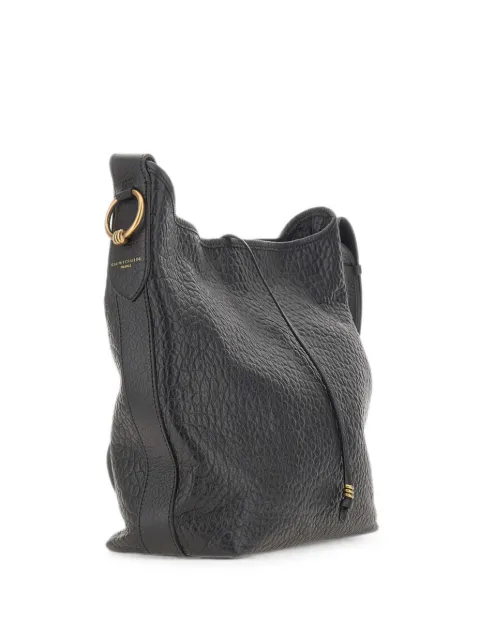 GIANNI CHIARINI Carla grained leather shoulder bag Black BS12346MNT