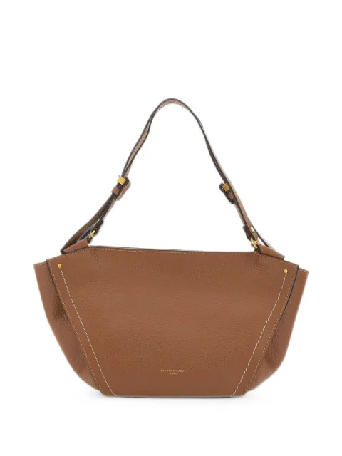 GIANNI CHIARINI medium Bloom grain-leather shoulder bag Brown BS12226RNGDBLTU