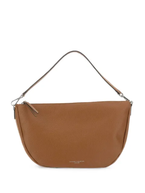 GIANNI CHIARINI Cleo grained-leather tote bag Neutrals BS12541GRN
